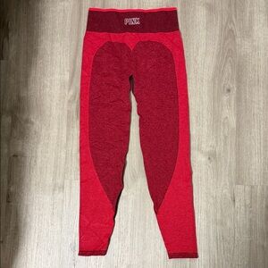PINK Victoria's Secret women’s Red Leggings
